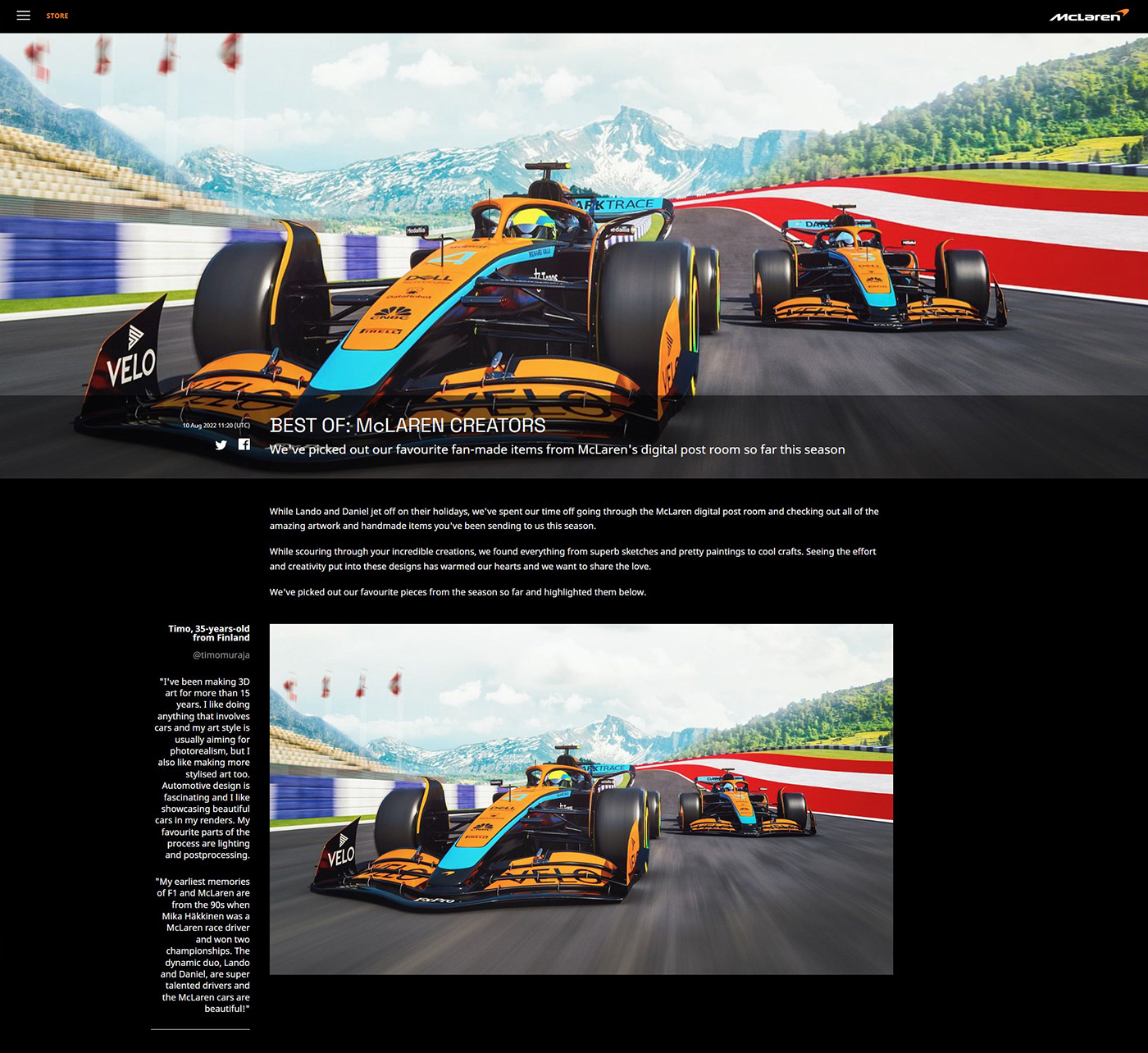 3D 3ds max automotive   CGI f1 Formula 1 Motorsport Racing vray