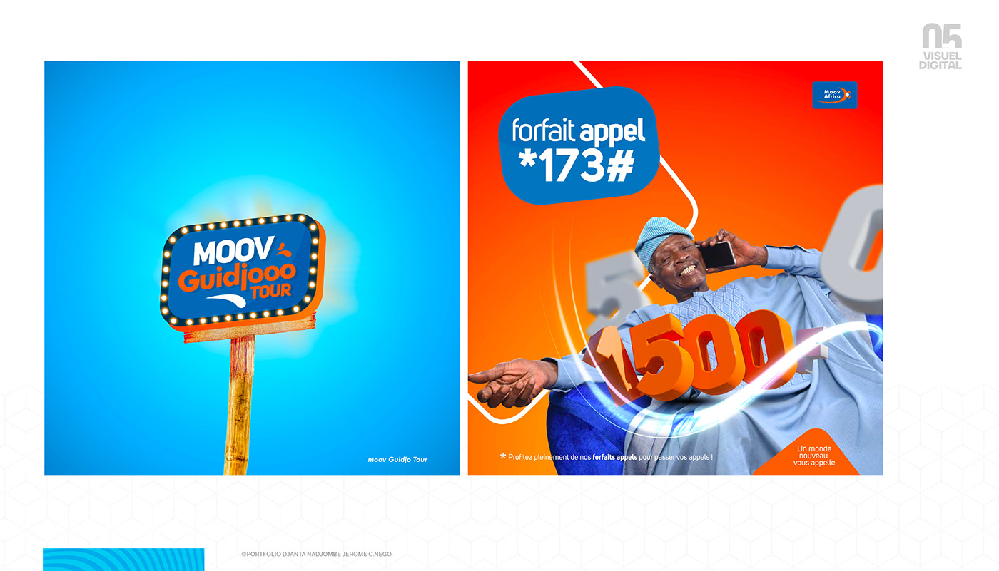 3D africa afrique blender brand identity djanta graphisme nego portfolio togo