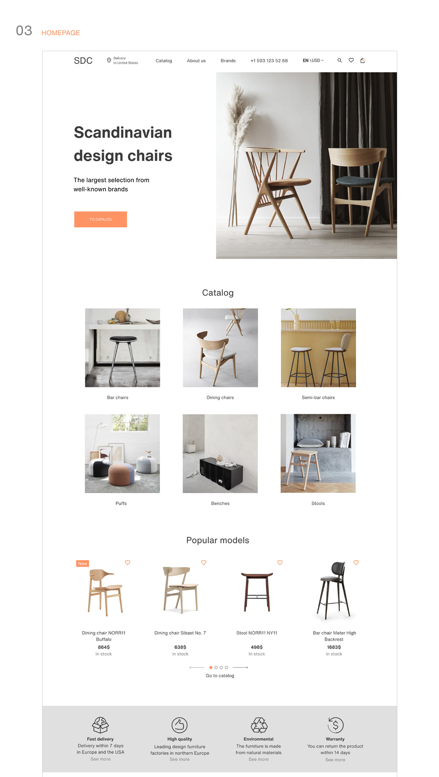 Adaptive clear e-commerce minimalizm
