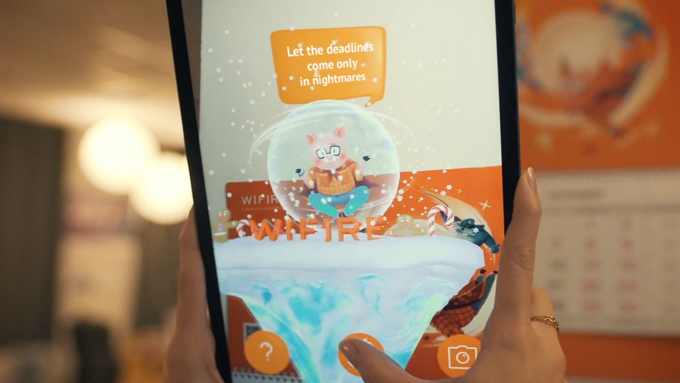 3D app app design AR augmented reality Character development mobile Render