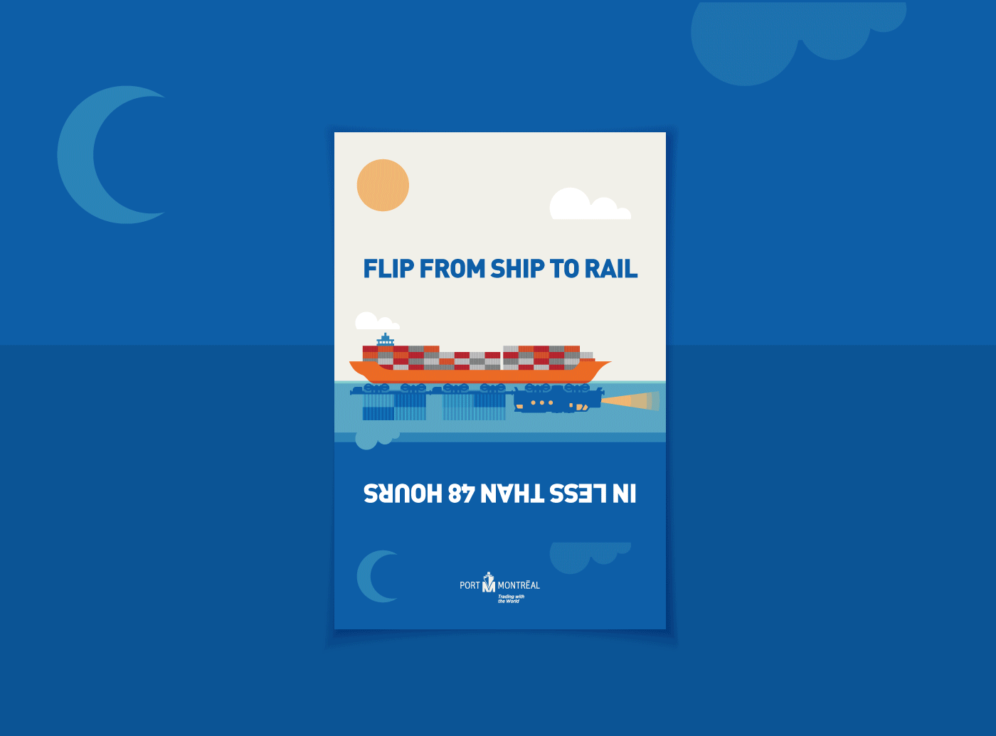 port flat design boat Whale pin Google Pin train containers