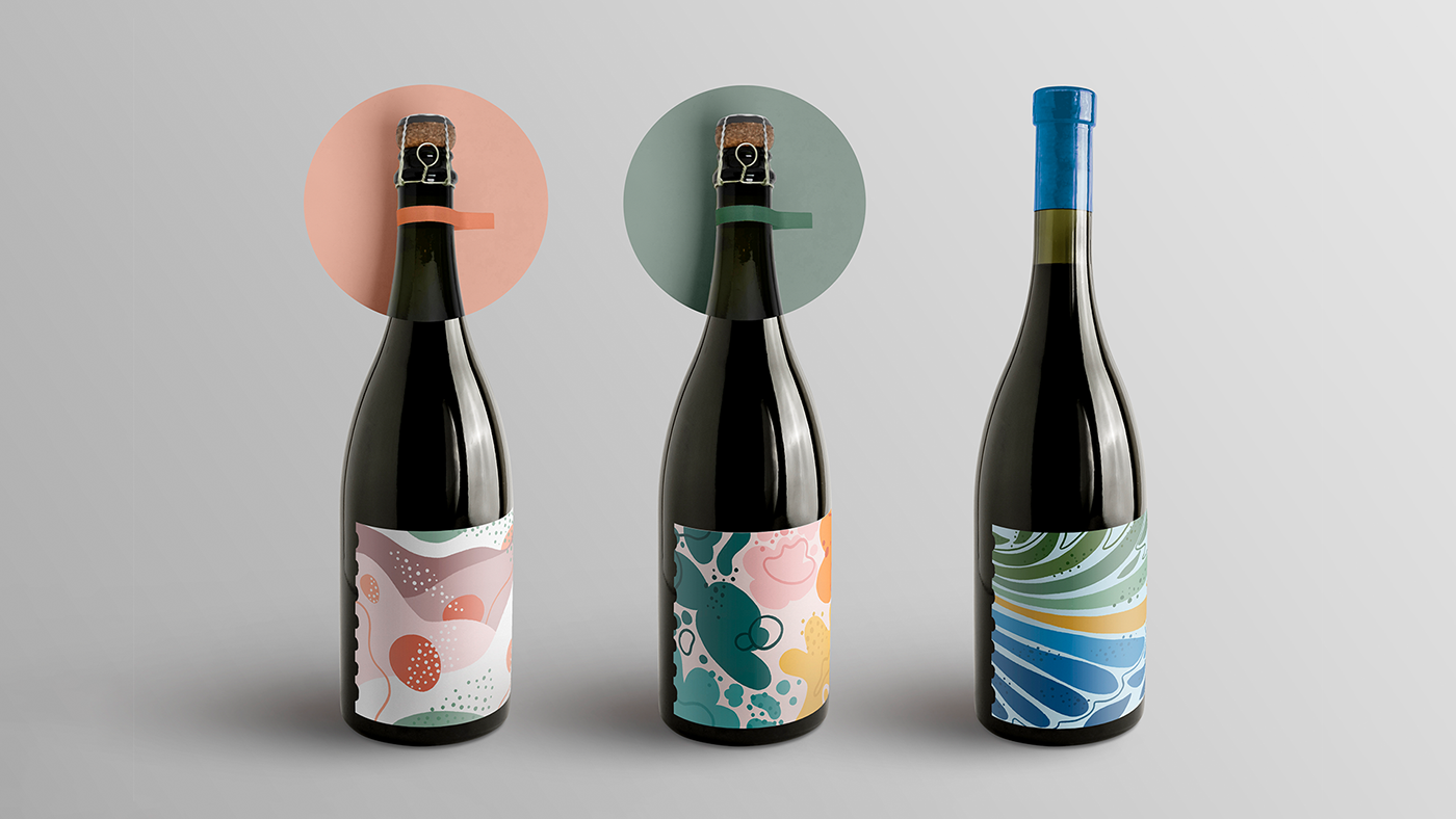 bottle design Label package Packaging text typography   visual identity wine wine label