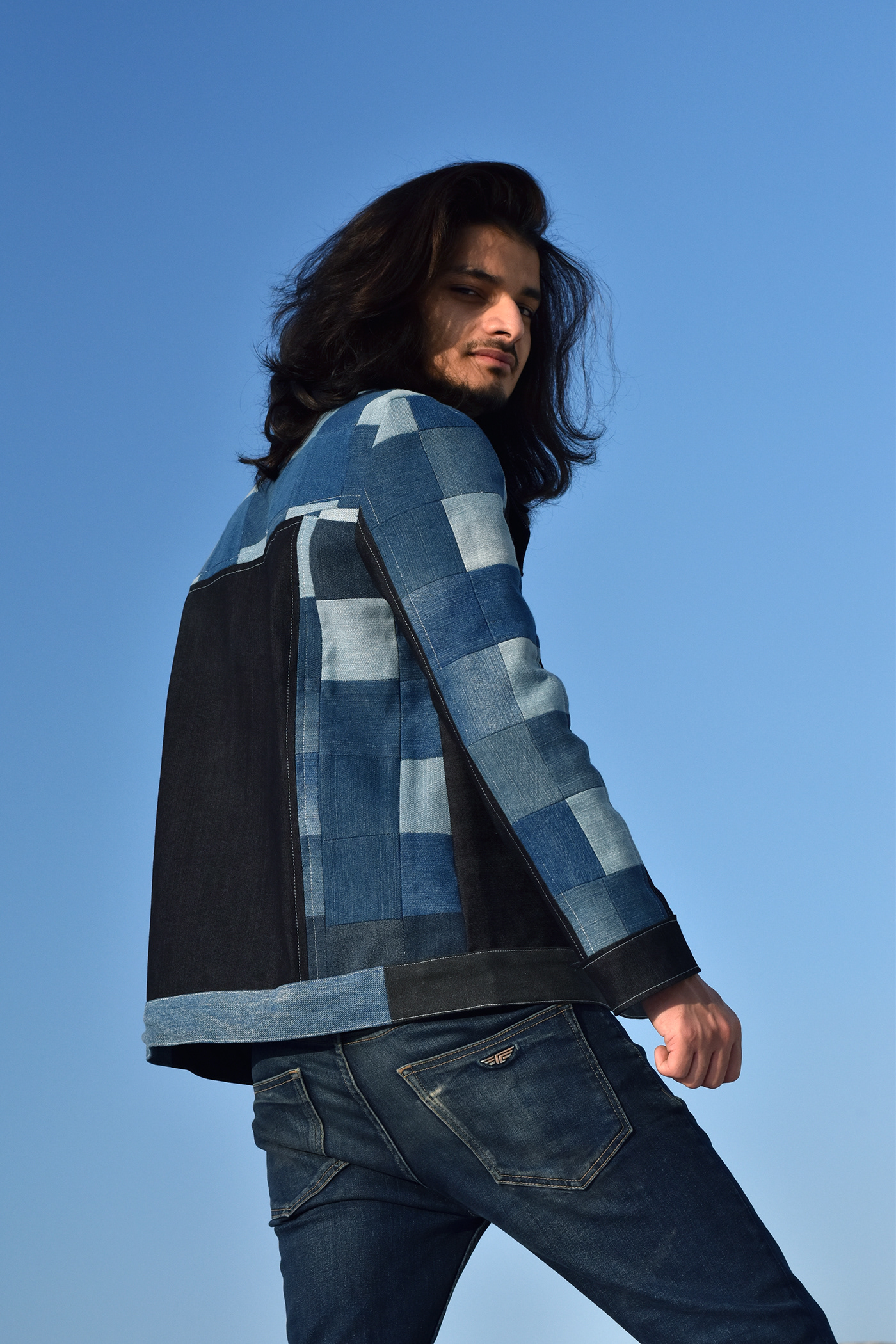 Apparel Design Denim Fashion  garment jacket textile upcycling