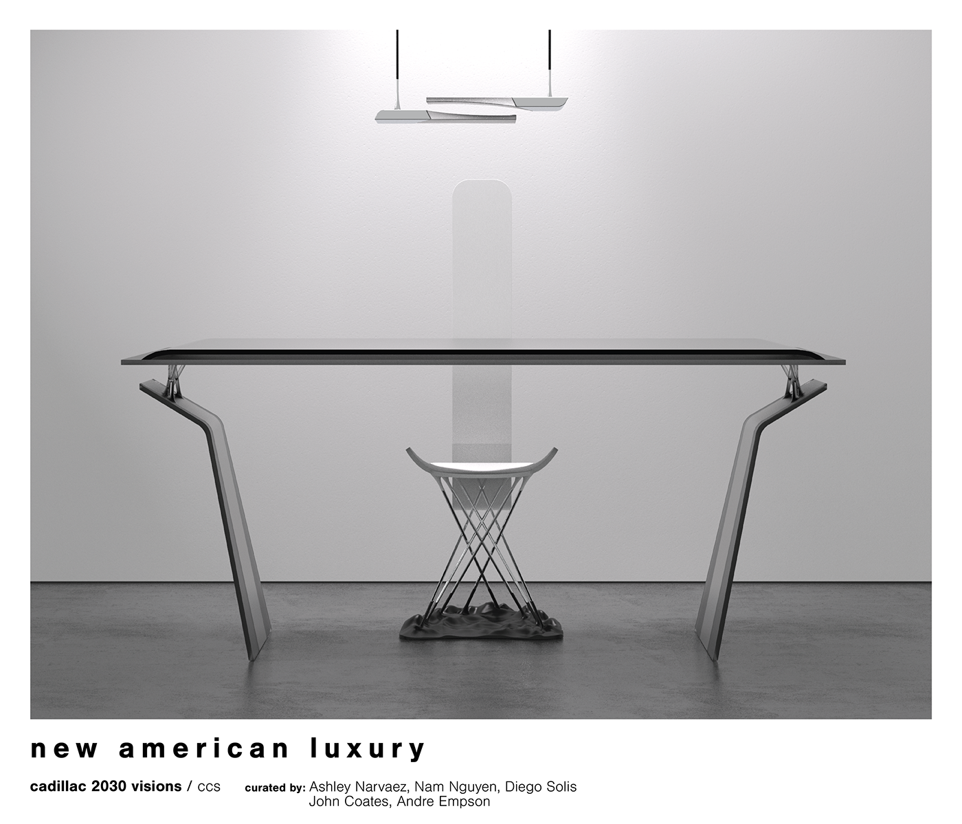 furniture product design  cadillac general motors GM luxury future future of luxury experimental Creative Direction 