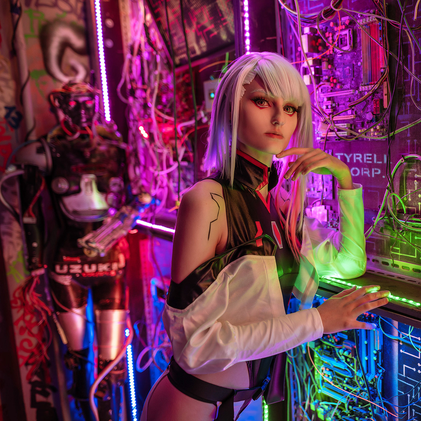 Cyberpunk edgerunners anime Digital Art  Cosplay Photography  photoshoot