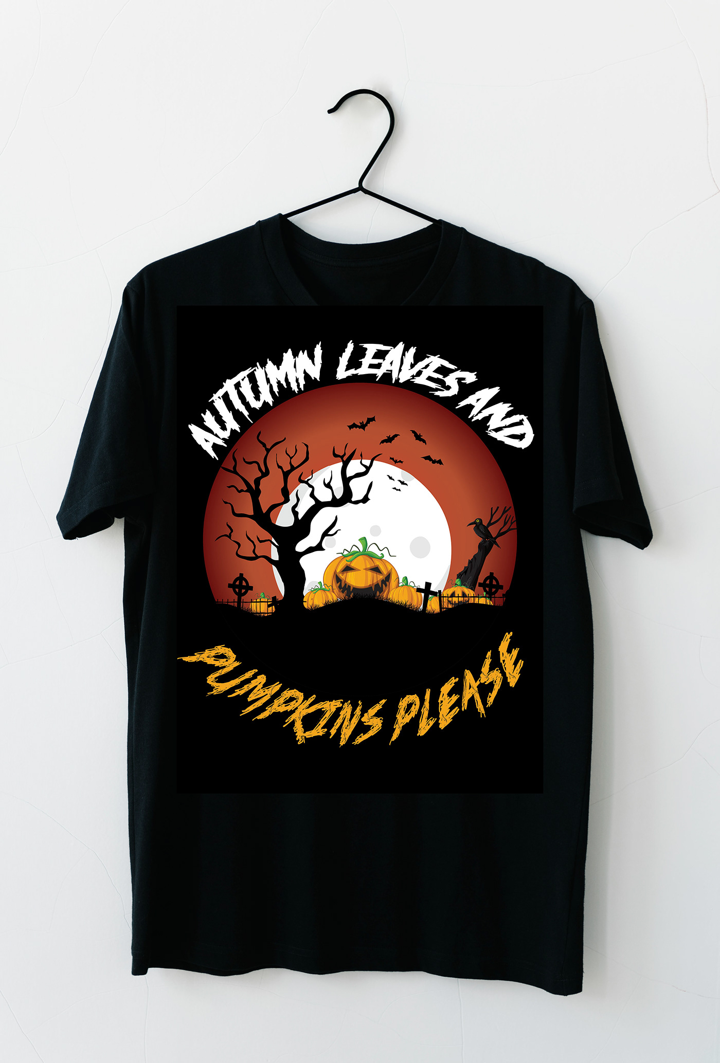 Halloween pumpkin autumn winter horror tshirt T-Shirt Design Fashion  Clothing t-shirt