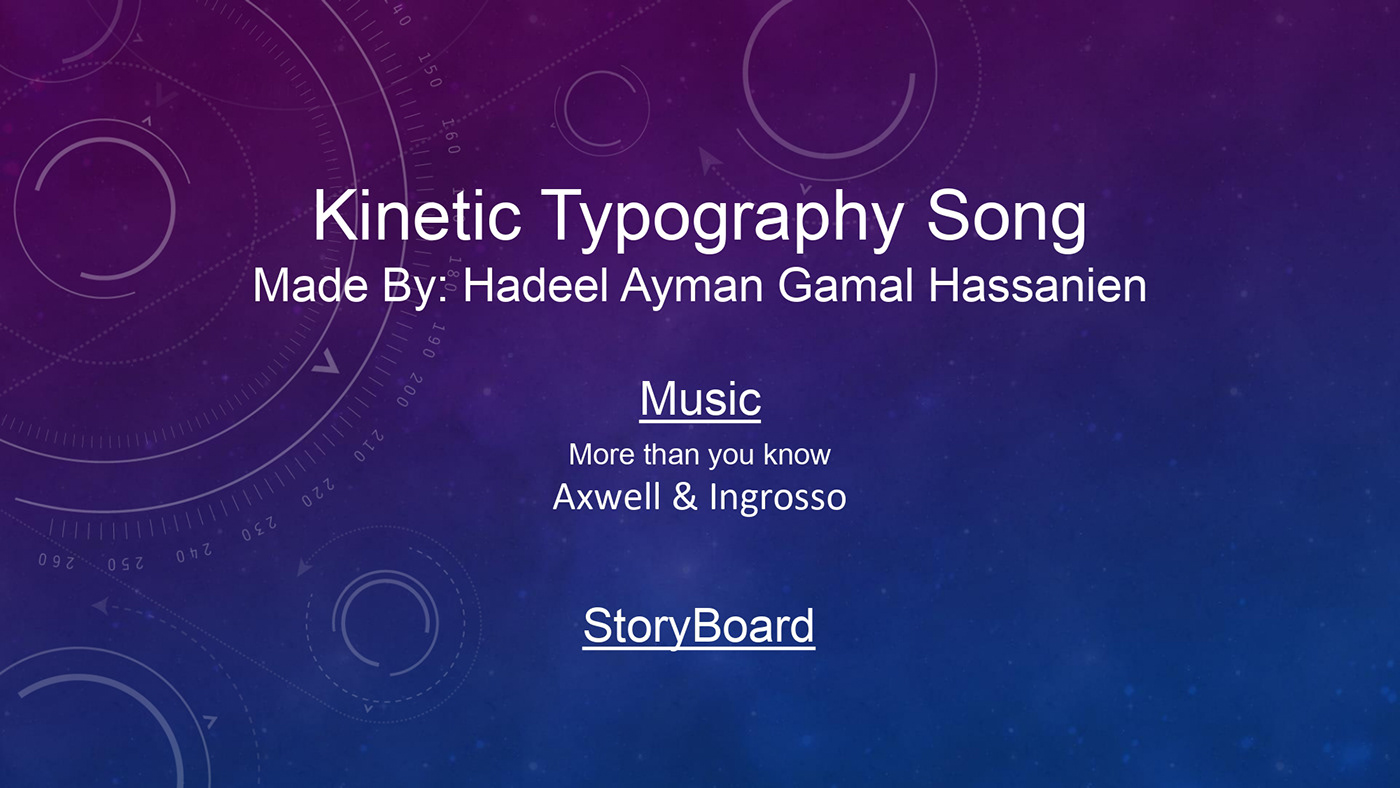 music song kinetic typography motion aftereffects Video Editing KineticTypography more than you know