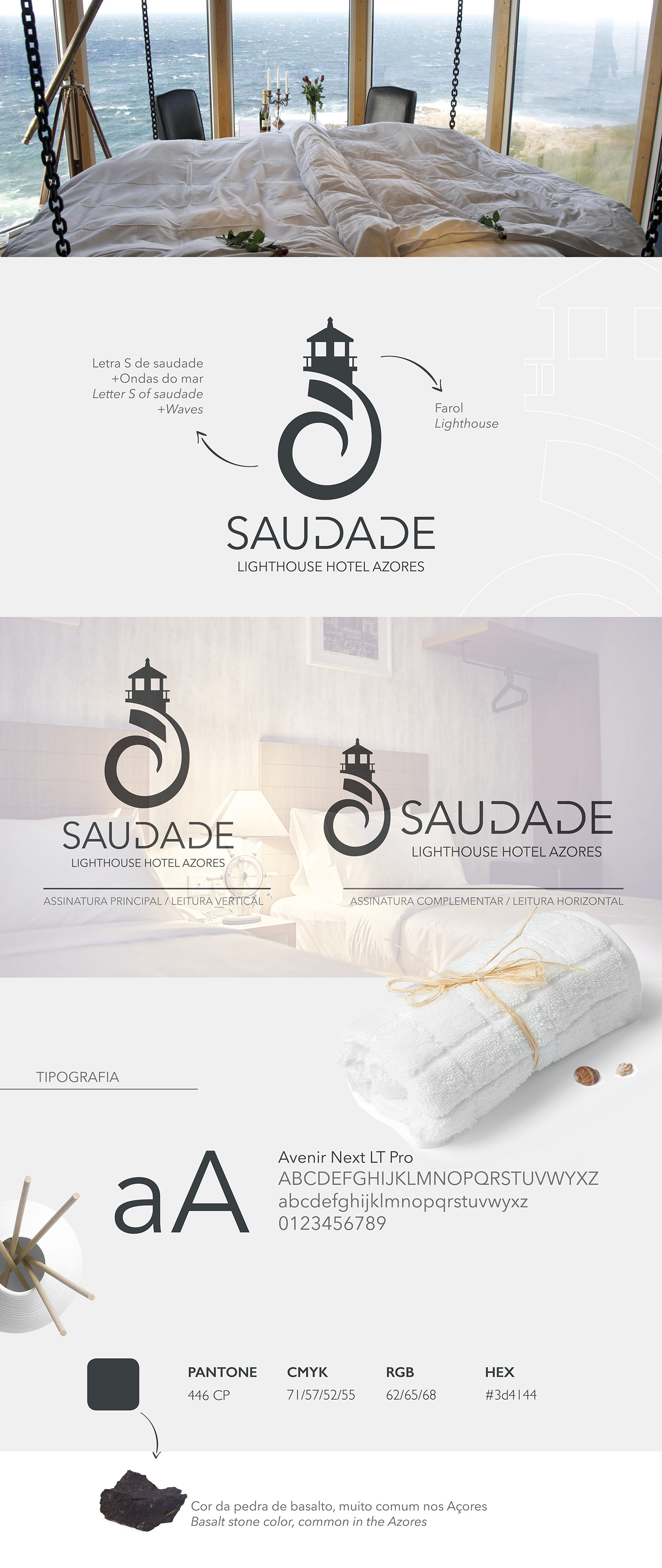 hotel Azores brand Saudade lighthouse Ocean identity Açores ICES
