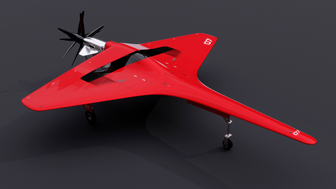 Aero Design airplane concept concept design concept plane industrial design  Project race plane speedbirds Transportation Design