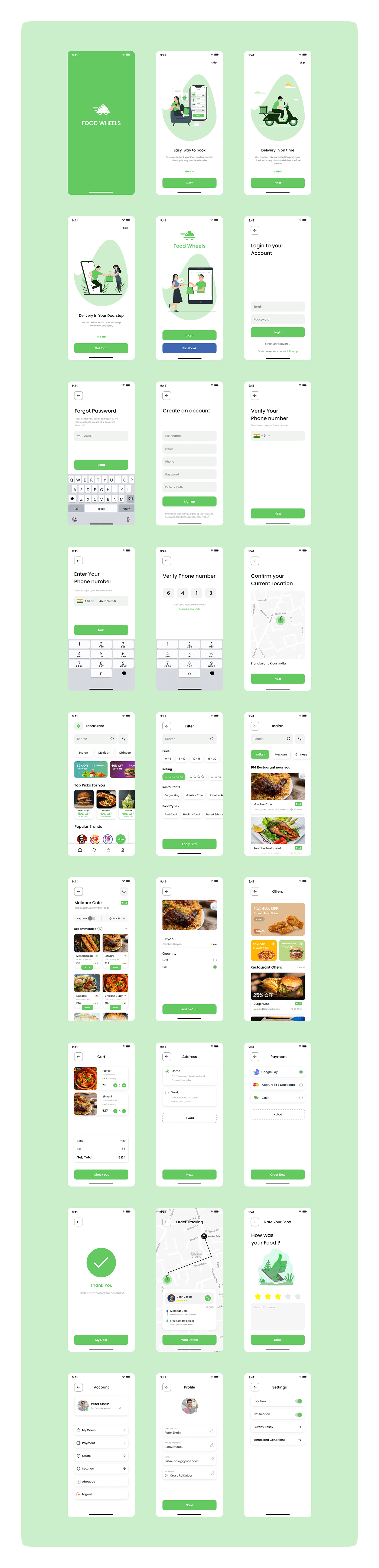 app delivery delivery app Food  food app ios mobile restaurant UI UI/UX