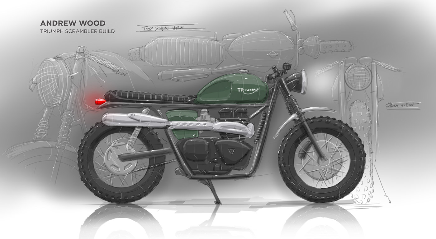 motorcycle design automotive   caferacer vintage Freelance industrial design  product design  Photography  modo