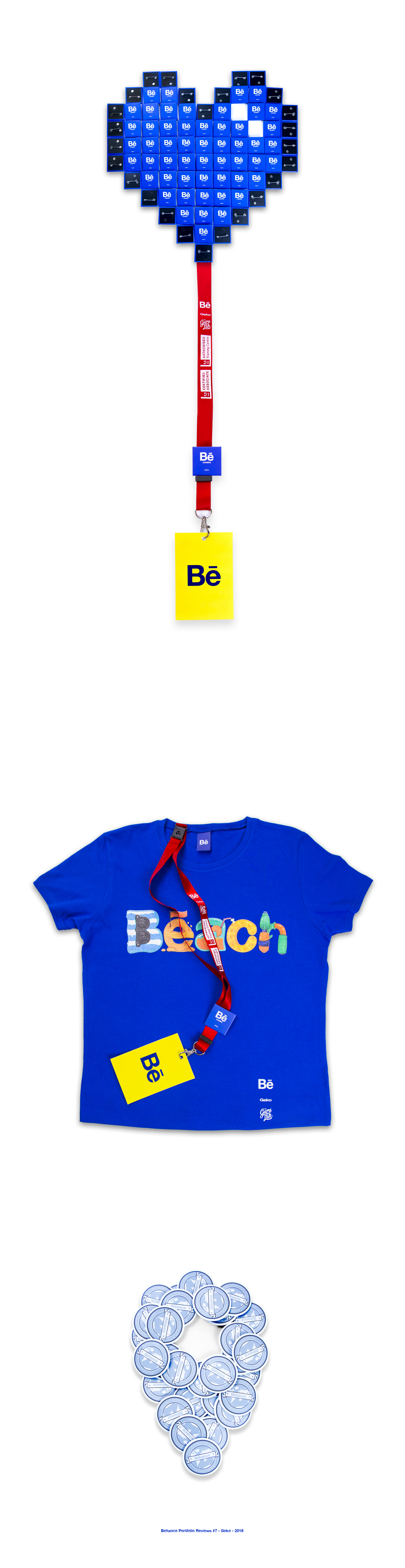 beach Behance portfolio review tshirt pins design graphicdesign