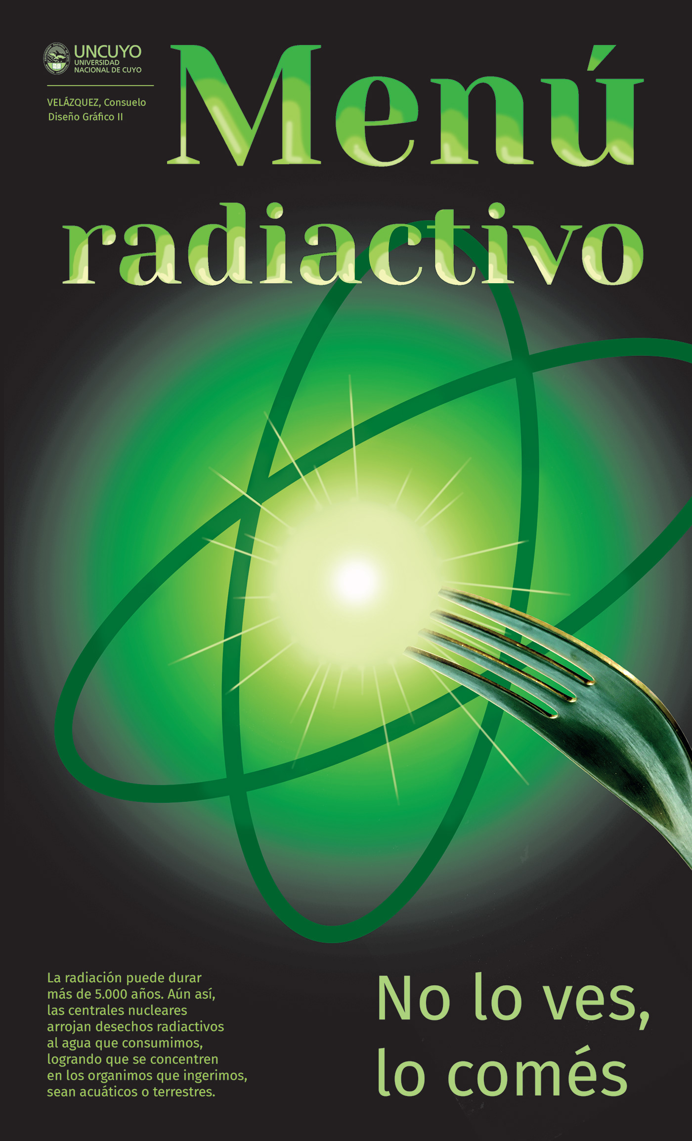 radiacion radiation conciencia energia diseño diseño gráfico Diseño Social afiche cartel energia nuclear