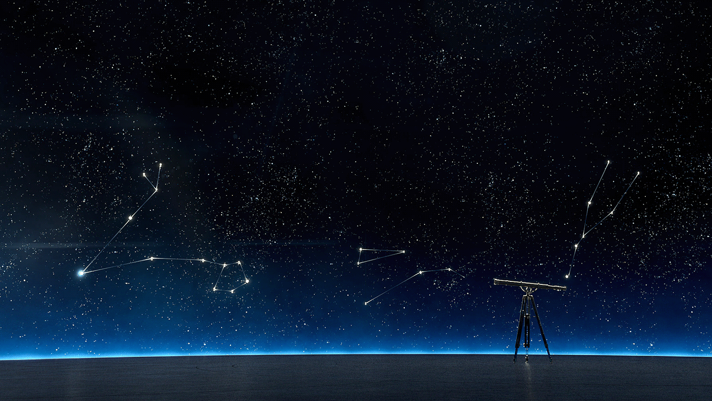 arpels constellation planetarium stars Telescope van cleef zodiac luxury watch