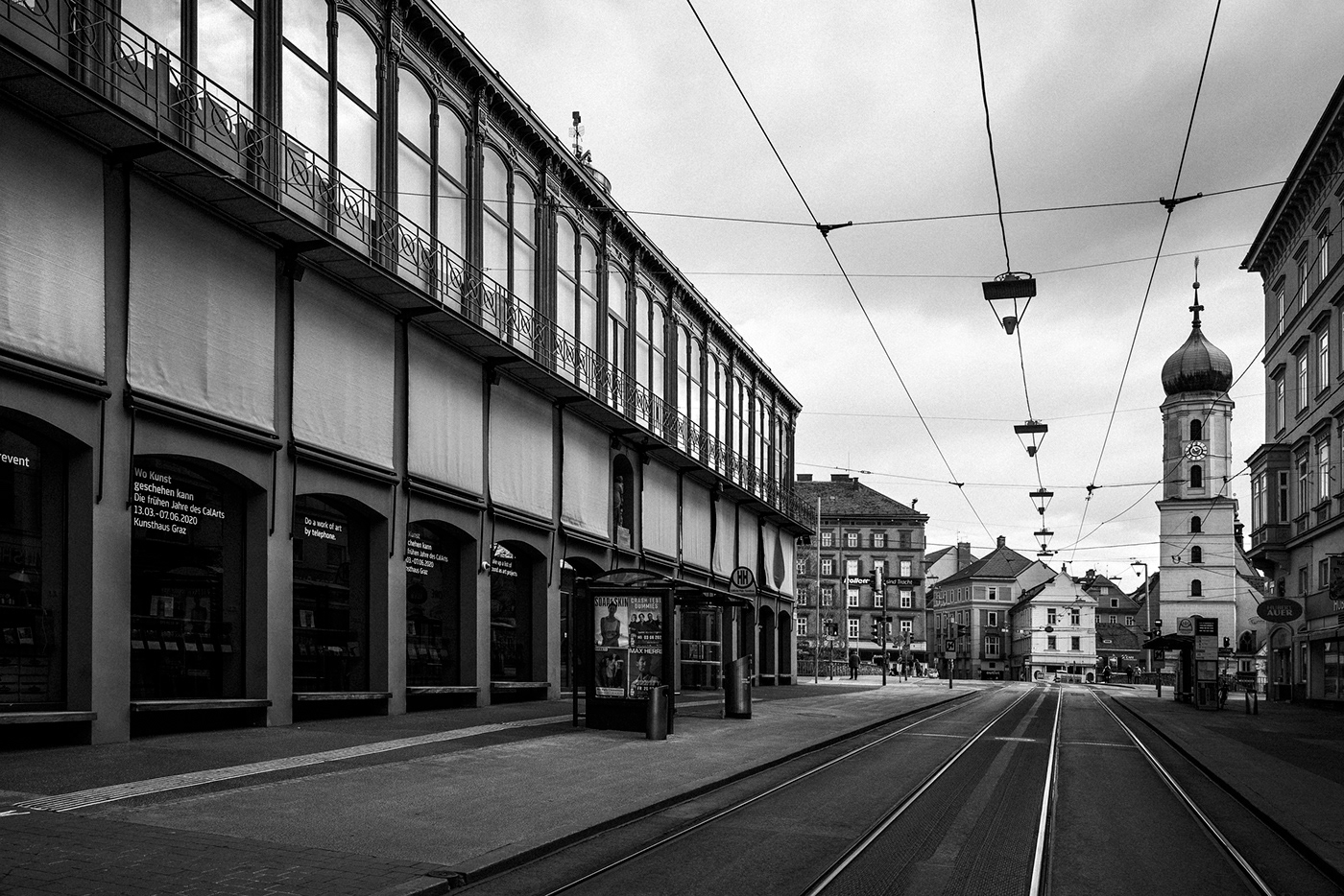 austria black and white city Coronavirus COVID19 crises Documentary  empty streets graz Photography 