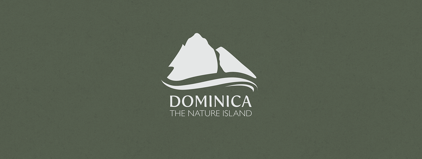 Web Design  brochure design Travel Island Nature Dominica branding 