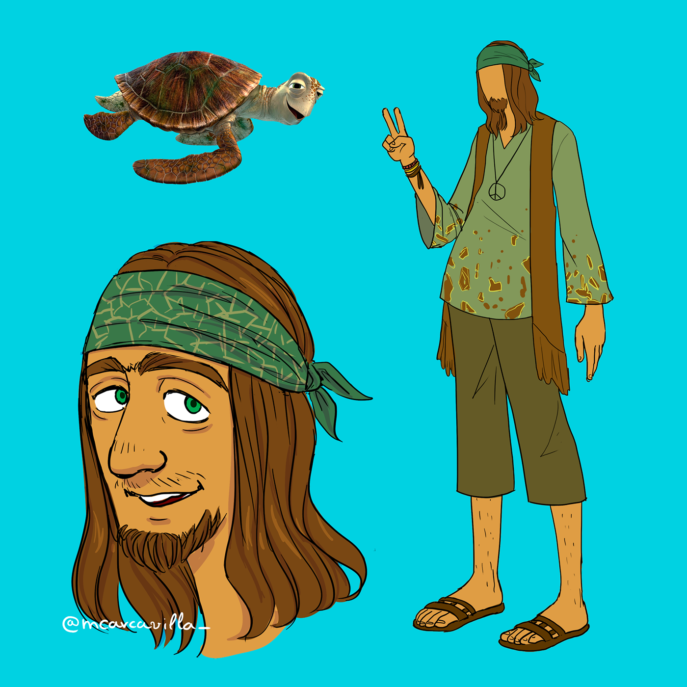 Character Character design  Digital Art  digital illustration disney Drawing  Ilustração ilustration pixar procurando nemo