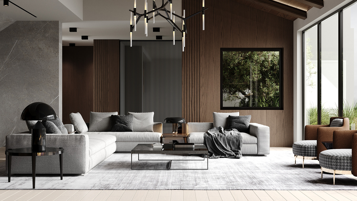 interior design  visualization Render 3ds max modern corona architecture design