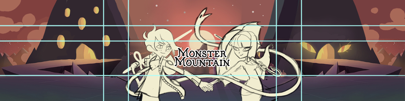 xabi mendoza  Monster Mountain rpg ILLUSTRATION  animation  art direction  rusty rain patrick pegasus Black bile  Character design 