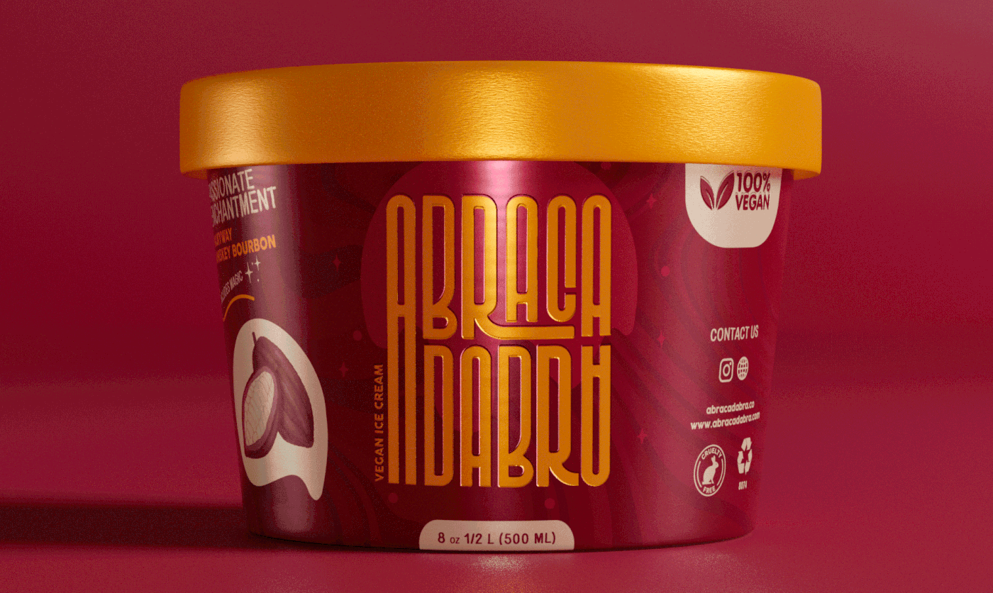 design Packaging ice cream Ice cream brand helado Render ice cream cup logo Ice Cream Logo