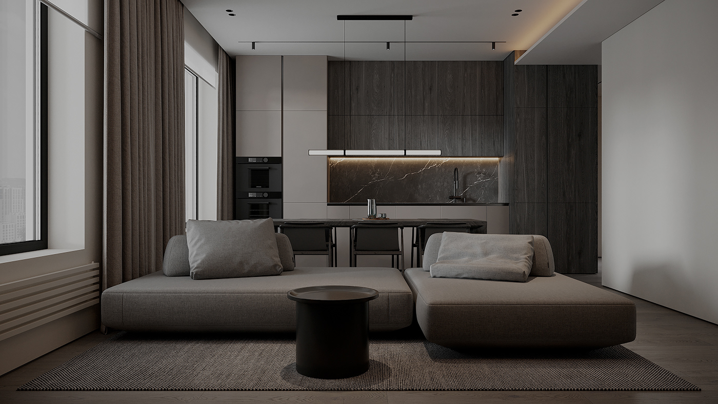 interior design  visualization Render 3ds max modern architecture archviz CGI corona design