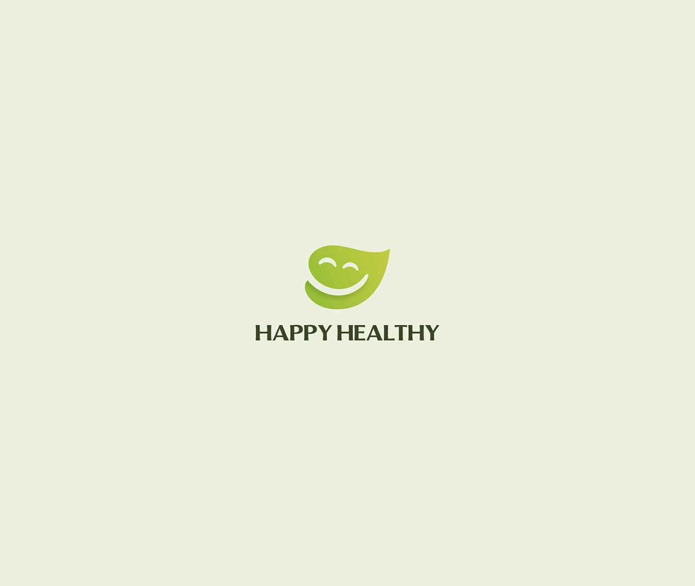 logo Logotype brand Icon healthy graphic design  branding  identity happy negative space