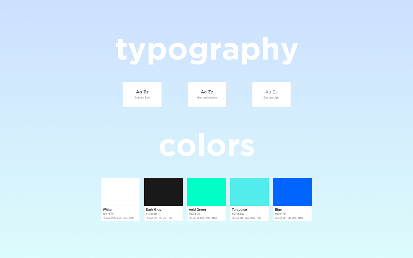 agency portfolio Responsive designer photographer flat template desktop gradient studio