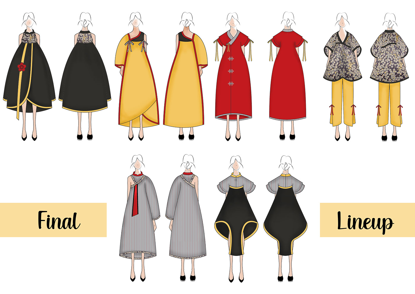chinese design Fashion  Illustrator dress