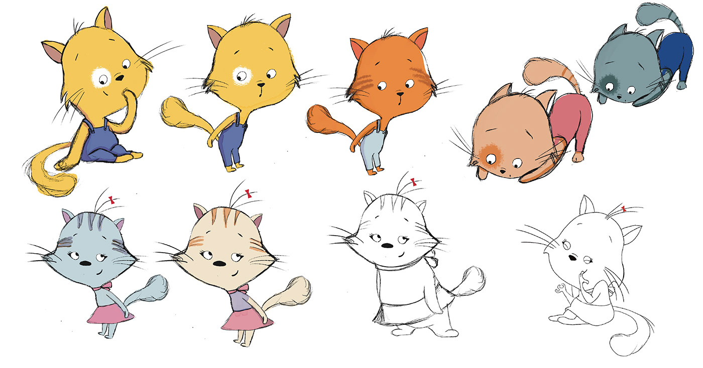 animals book Cat children cover forest kids kitten Magic   Pet детская книга кошки children book котенок