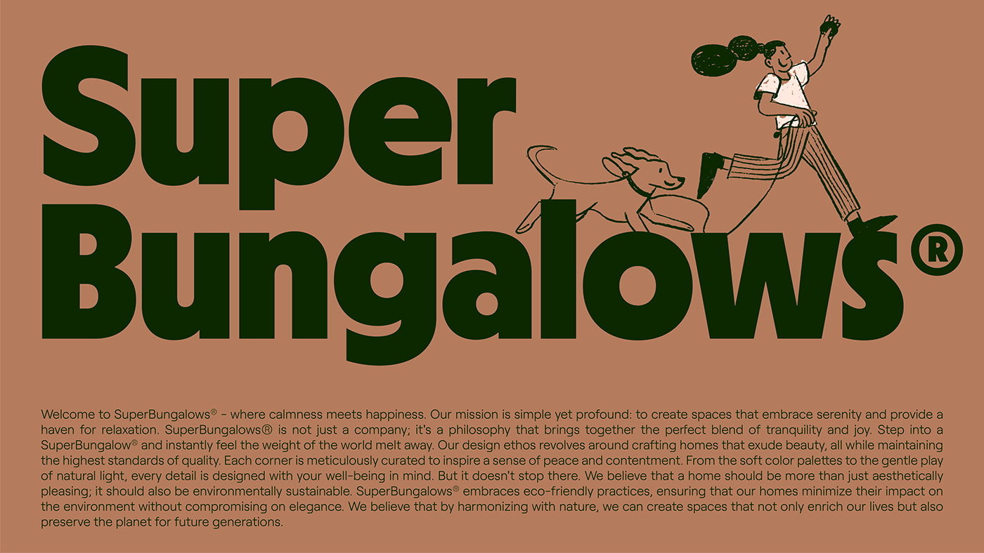 design Logo illustration house Jorge Espinoza debut Icon branding  logo architecture super bungalows