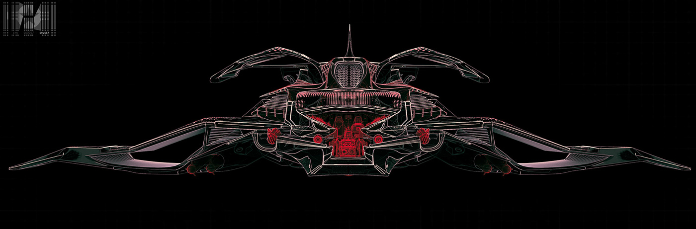 design graphic UI Vehicle Space  grasshopper3d Maya keyshot