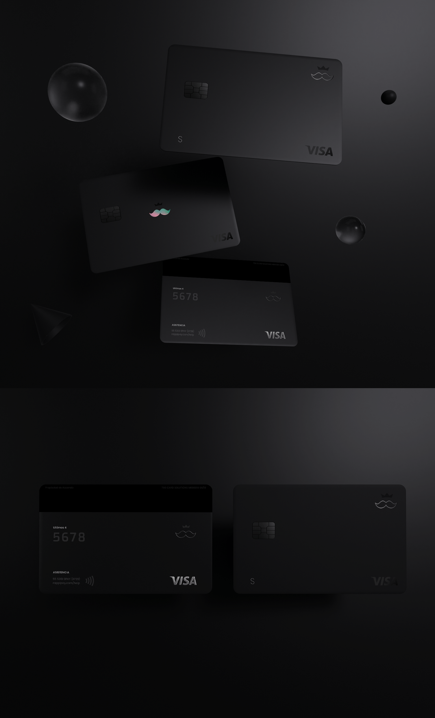 credit card rappi RAppiPay banking financial Debit card payment money Thor Credit Card Design