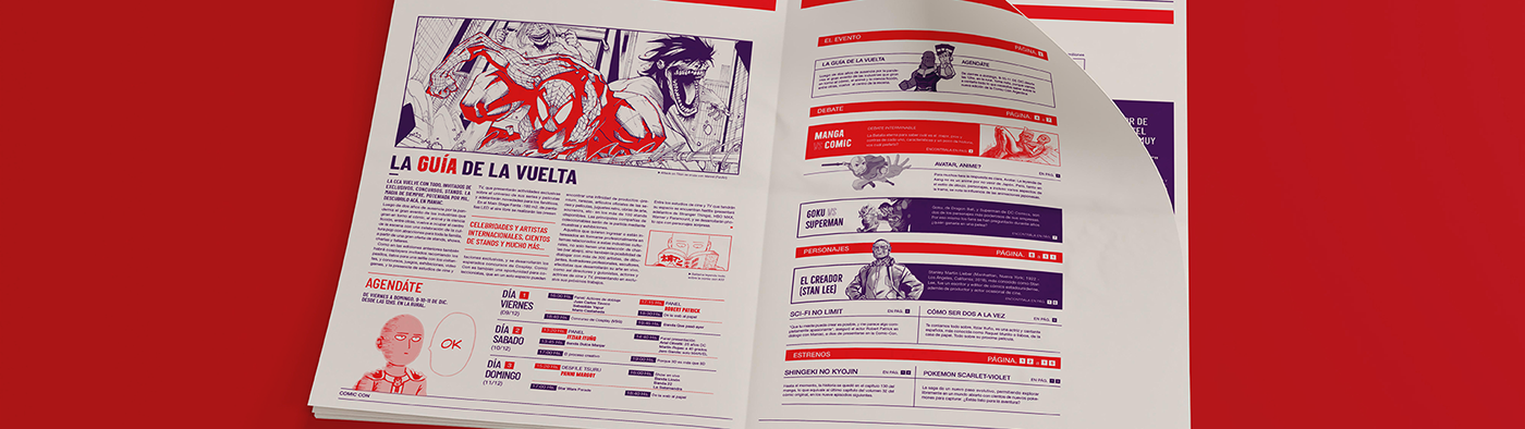 design comic graphic design  editorial fadu venancio diario InDesign newspaper marvel