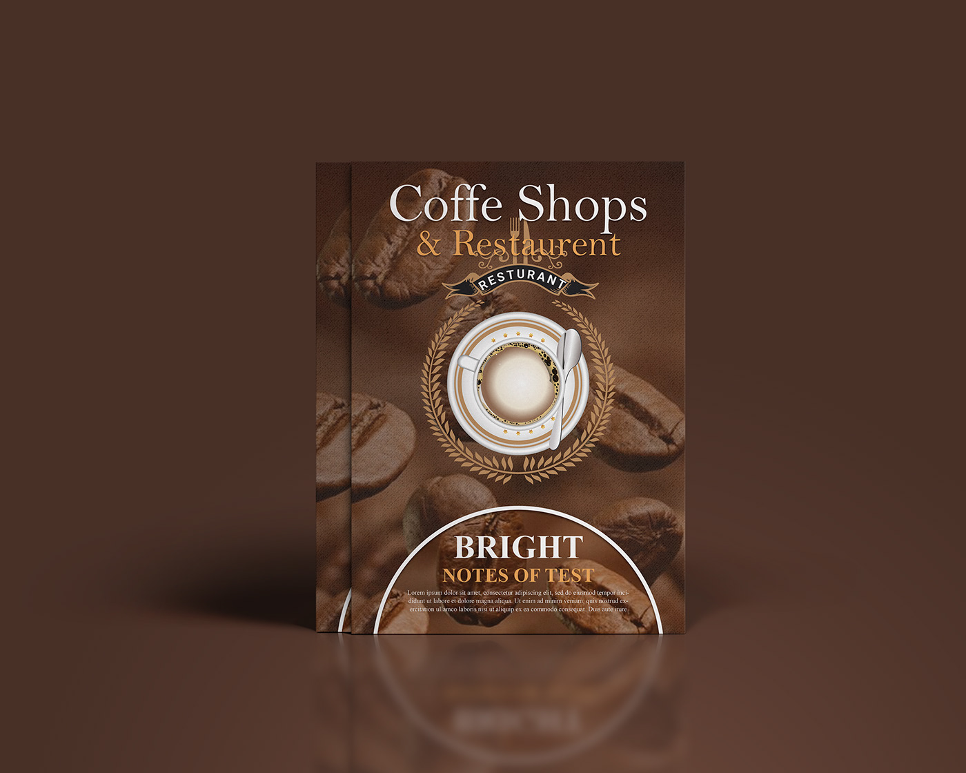 UI/UX coffee shop food item lebel design flyer Corporate Design 2020 Trend Design trend 2020 free download minimal design