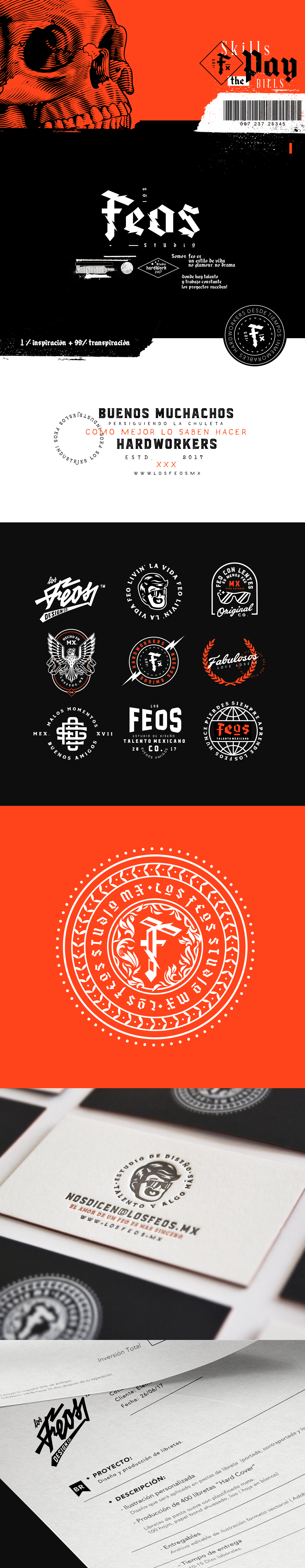 branding  studio lettering type font ILLUSTRATION  gothic Selfbrand design mexico