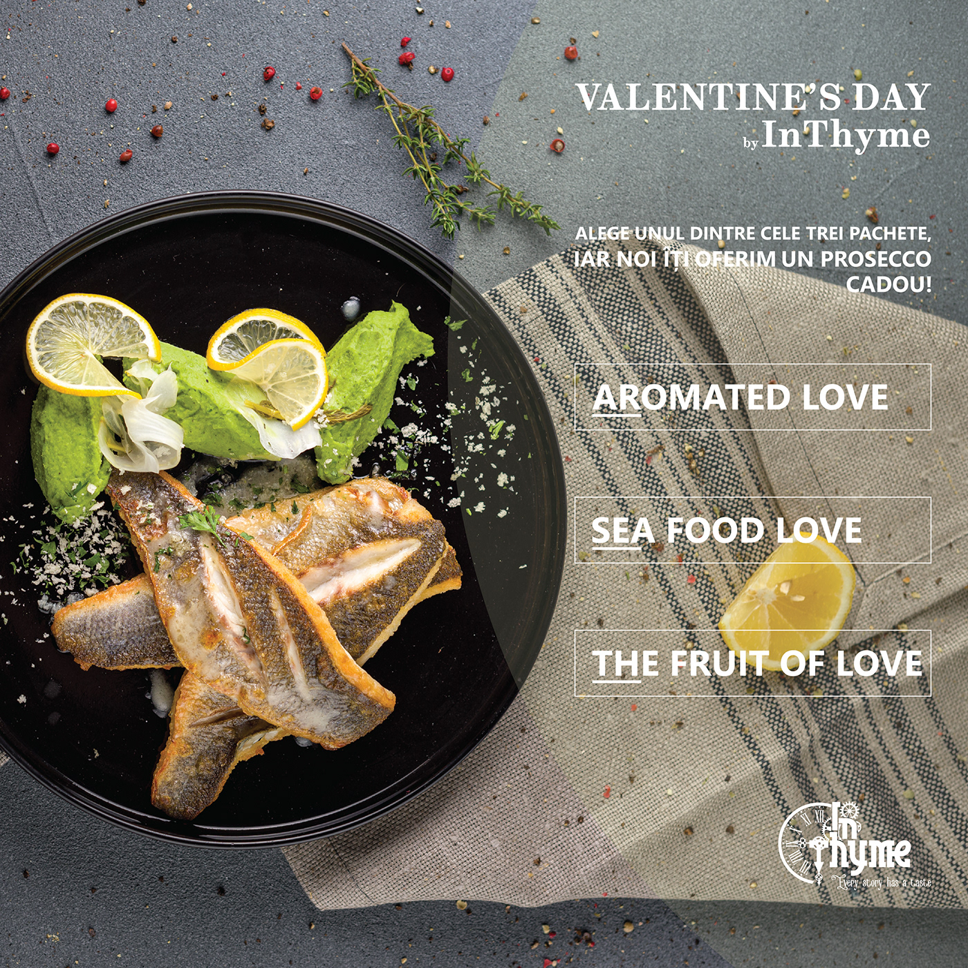 Advertising  branding  design fancy Food  graphic design  restaurant social media special Valentine's Day
