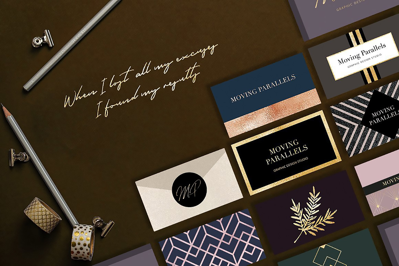 Business Cards luxury elegant premium psd template visiting card gold golden foil
