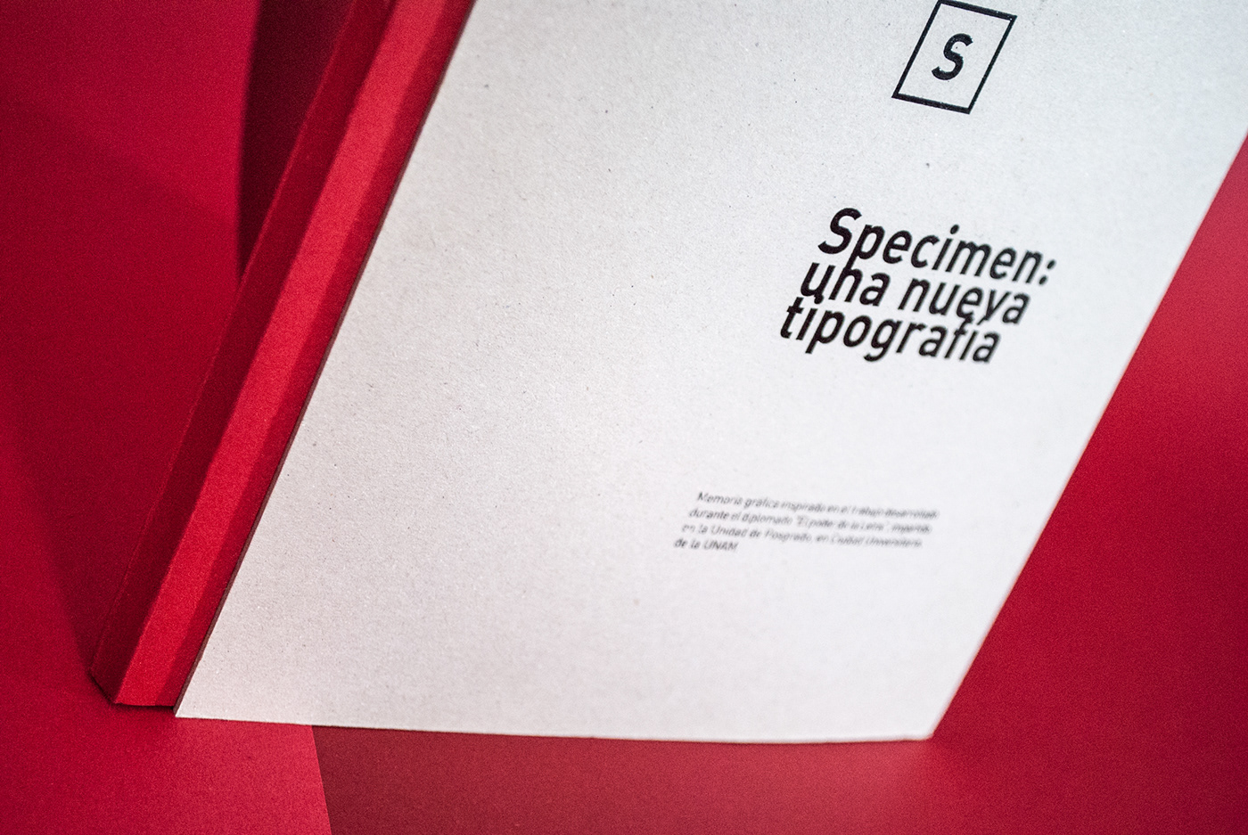 book editorial typography   print red binding specimen