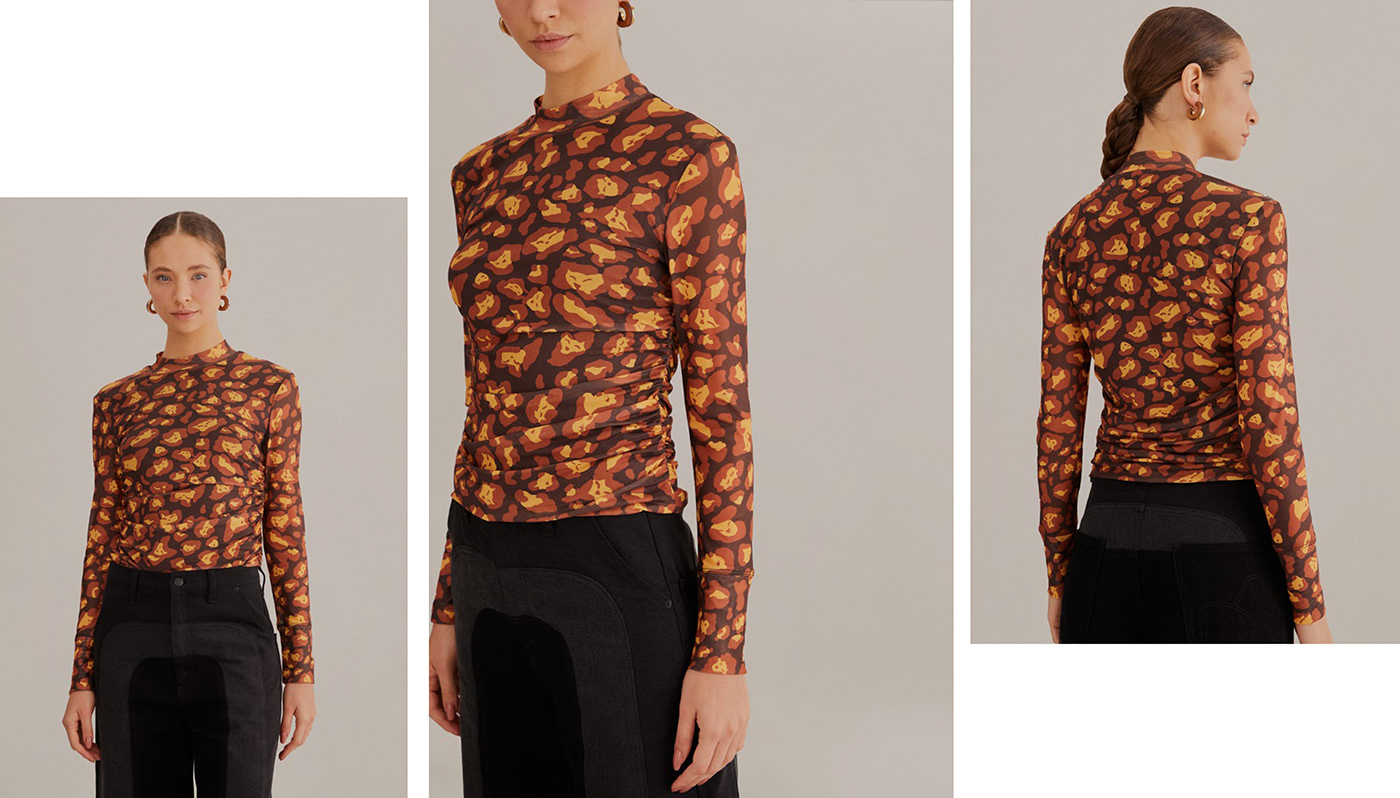 Clothing Fashion  moda Estampa pattern surface design print color Cores farm