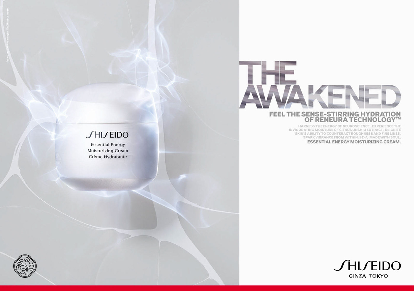 ArtDirection Photography  commercial graphicdesign typography   Shiseido Cosmetic still life