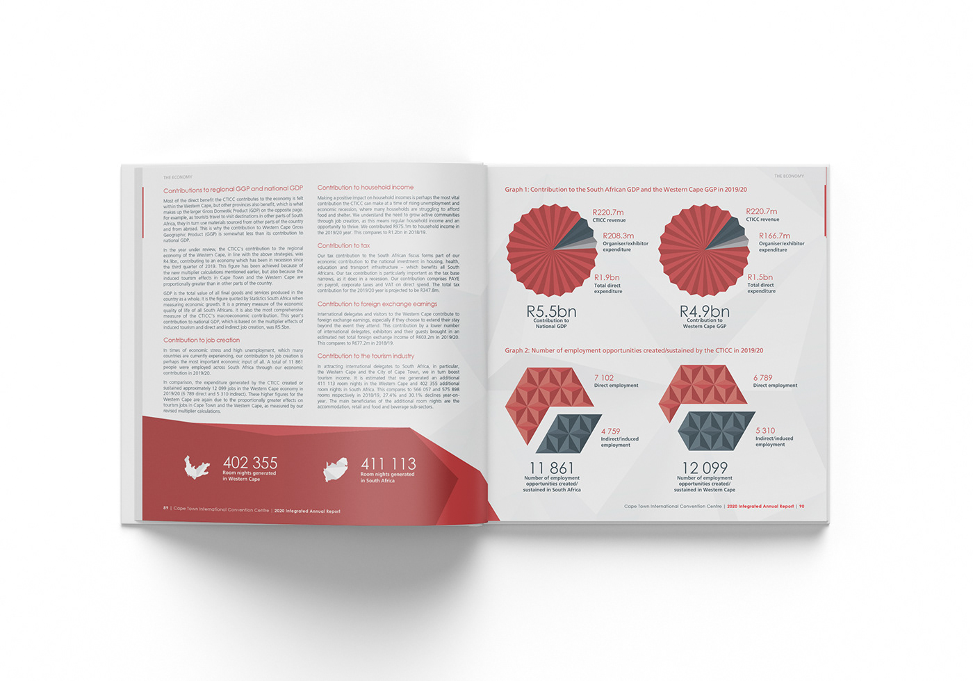 annual report design graphic design  print design 