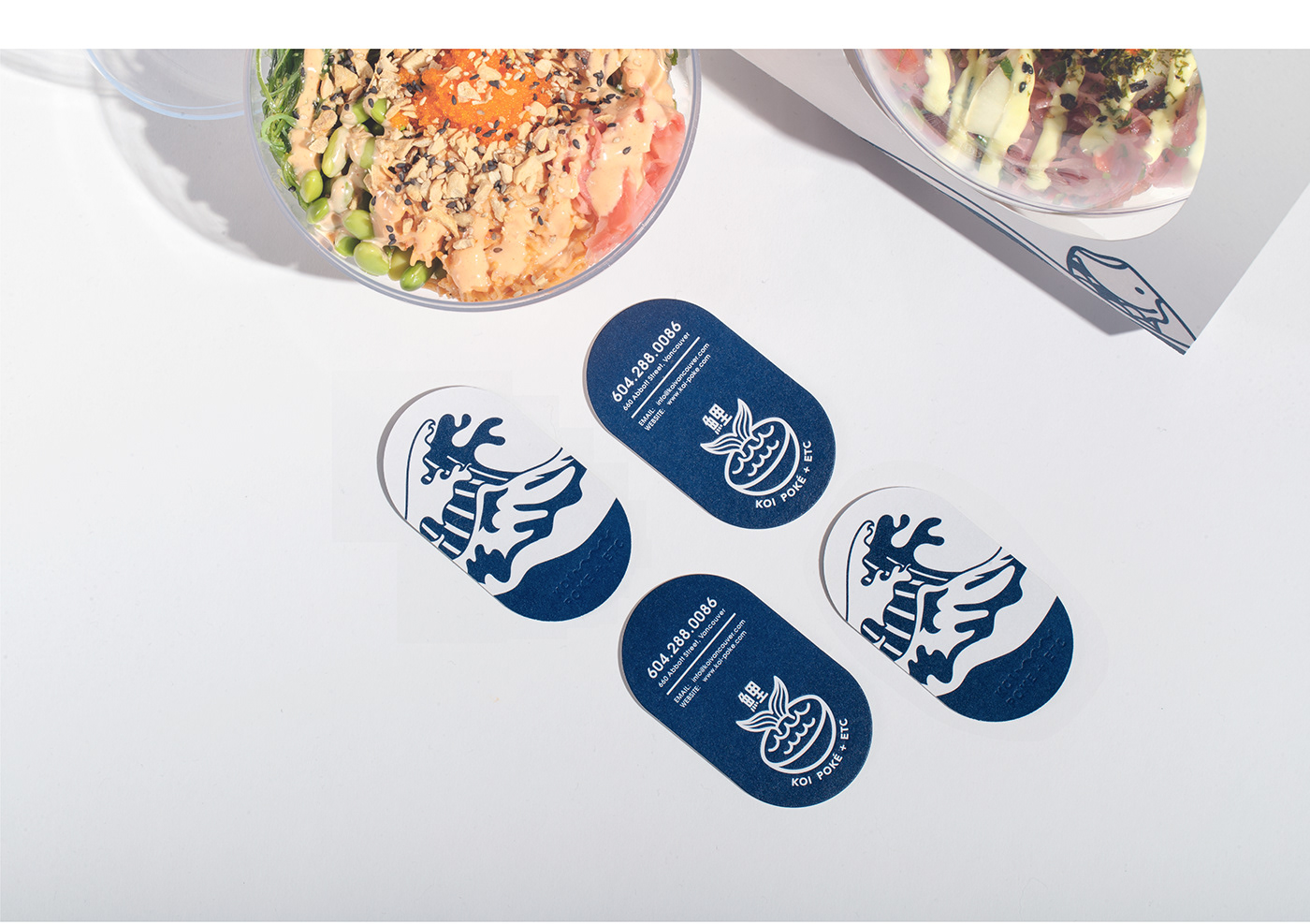 branding  Fast food graphic design  ILLUSTRATION  package Packaging poke restaurant Urban VI