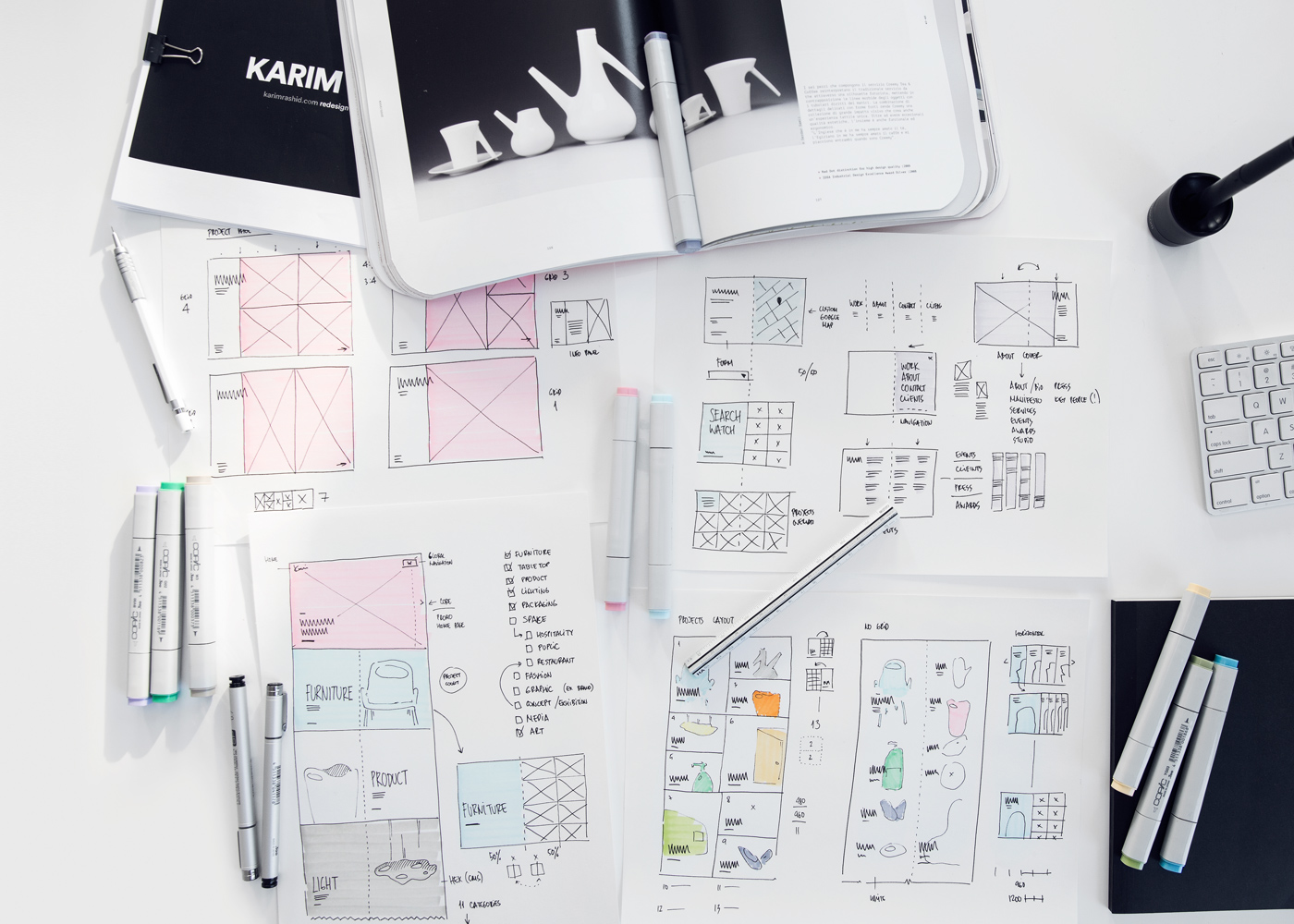 Karim Rashid design portfolio Responsive web site