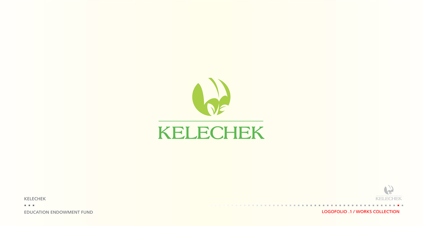 Green, organic logo with a sprout and an open book - symbols of the naturalness of knowledge.