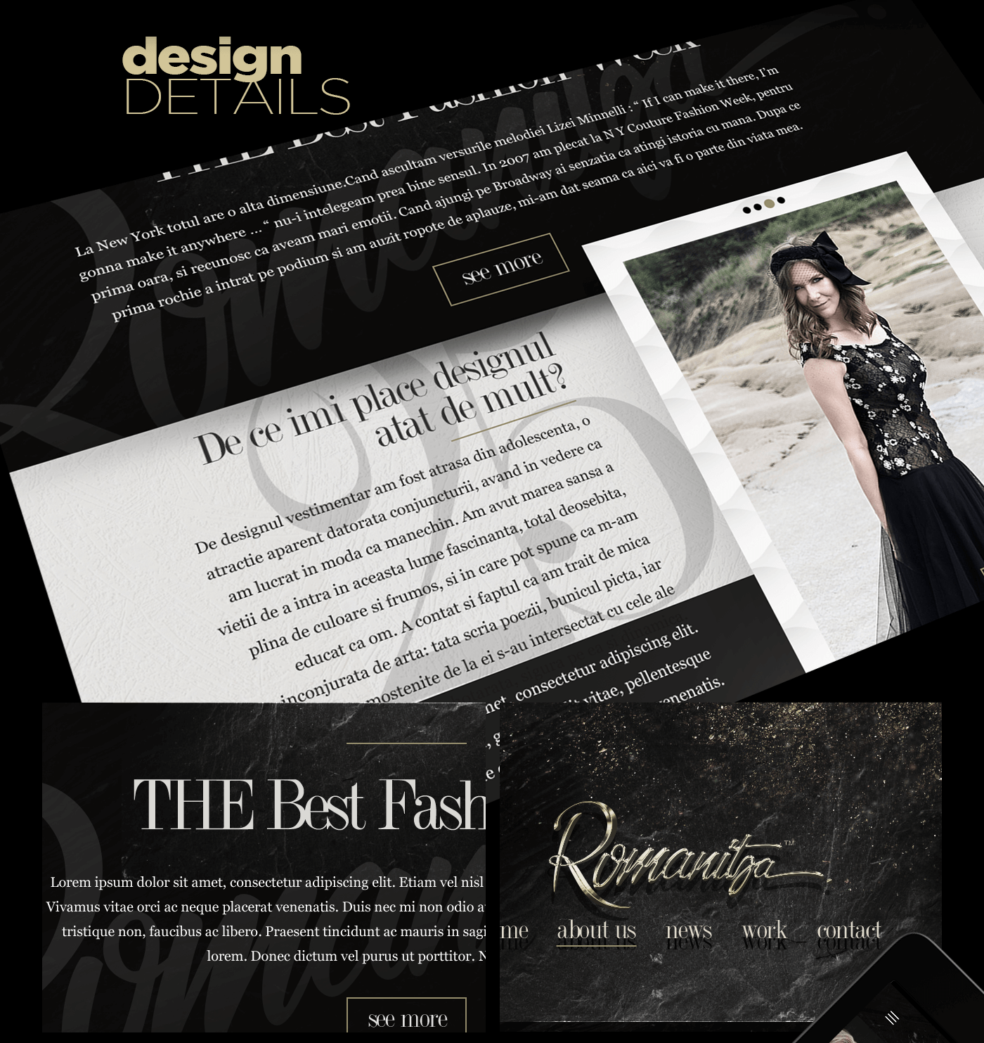 WebDesing Fashion  Responsive wordpress branding  graphic design 