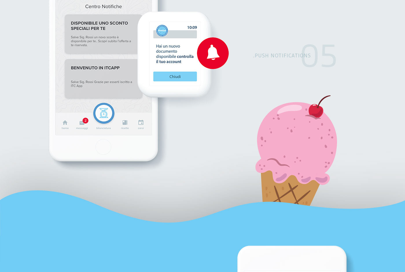 app code Developing icecream mobile pregel uxdesign xD