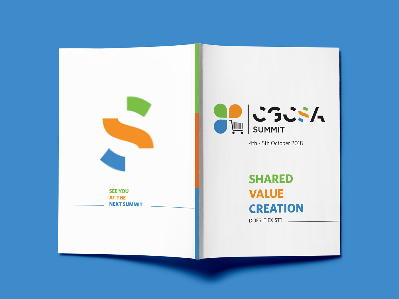 Layout Design InDesign Booklet graphic design  summit branding  Layout book magazine editorial