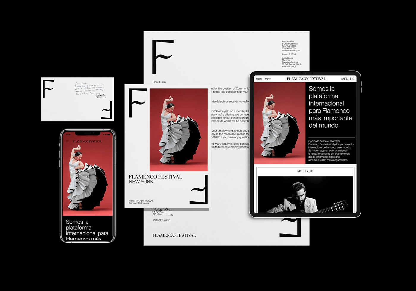 branding  Flamenco visual identity