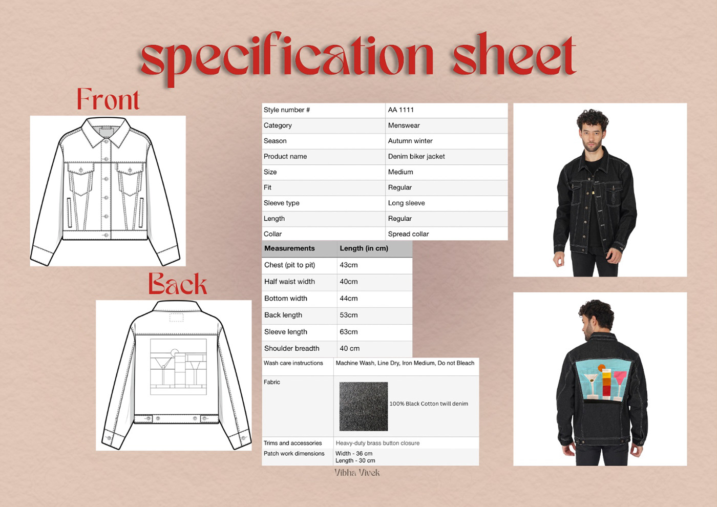textile design  patchworkdesign patchwork denim jacket denim fashion design fabric manipulation surface embellishment