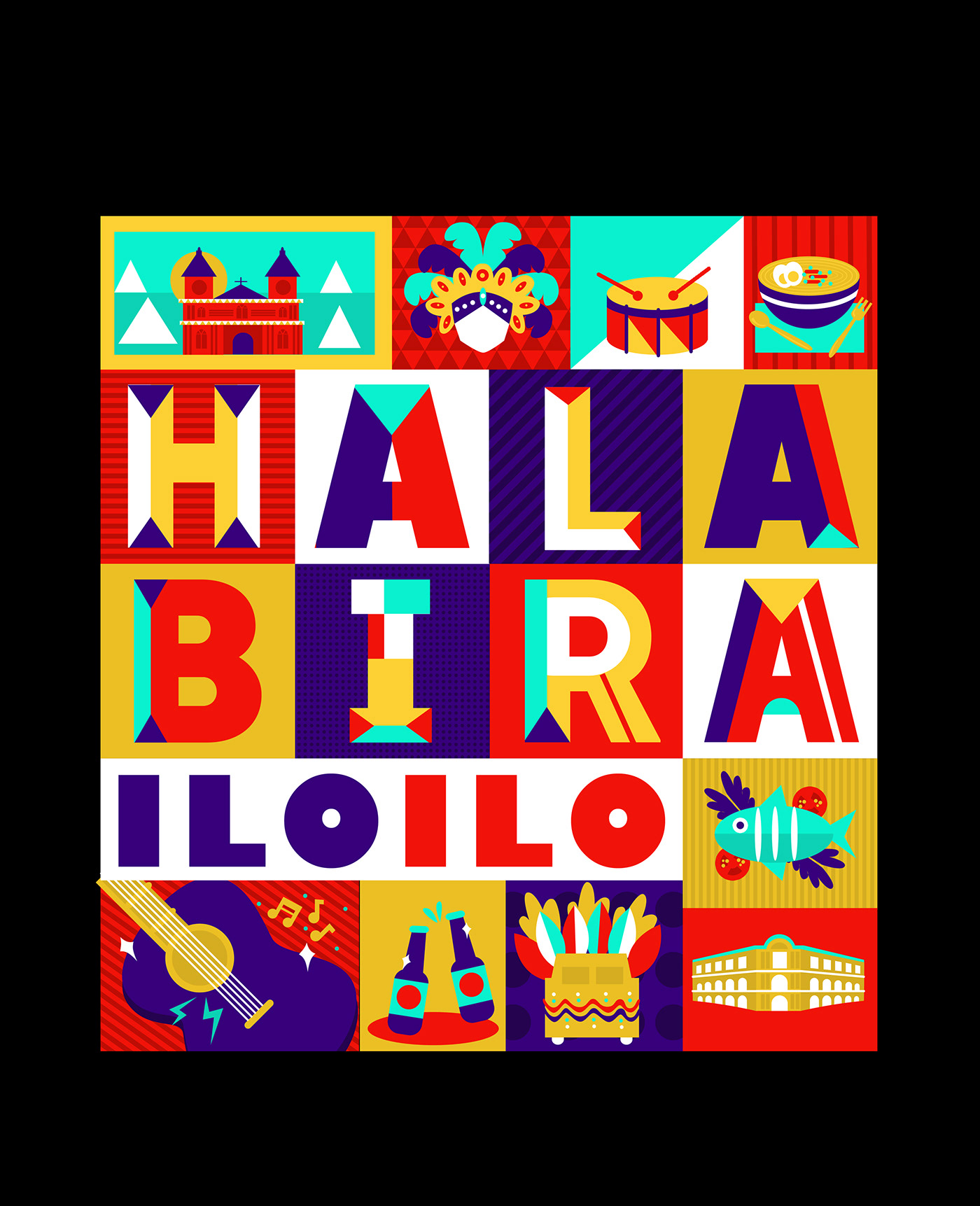 iloilo philippines shirt design Travel Pinoy art culture Dinagyang festival Philippine Festival